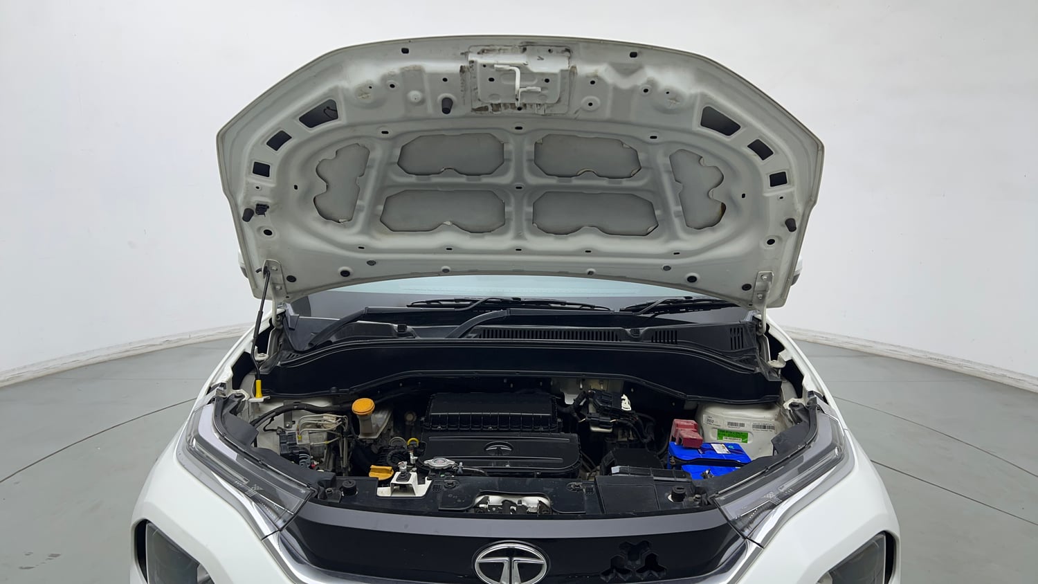 Used 2023 Tata Punch Creative AMT Petrol Automatic engine ENGINE & BONNET OPEN FRONT VIEW