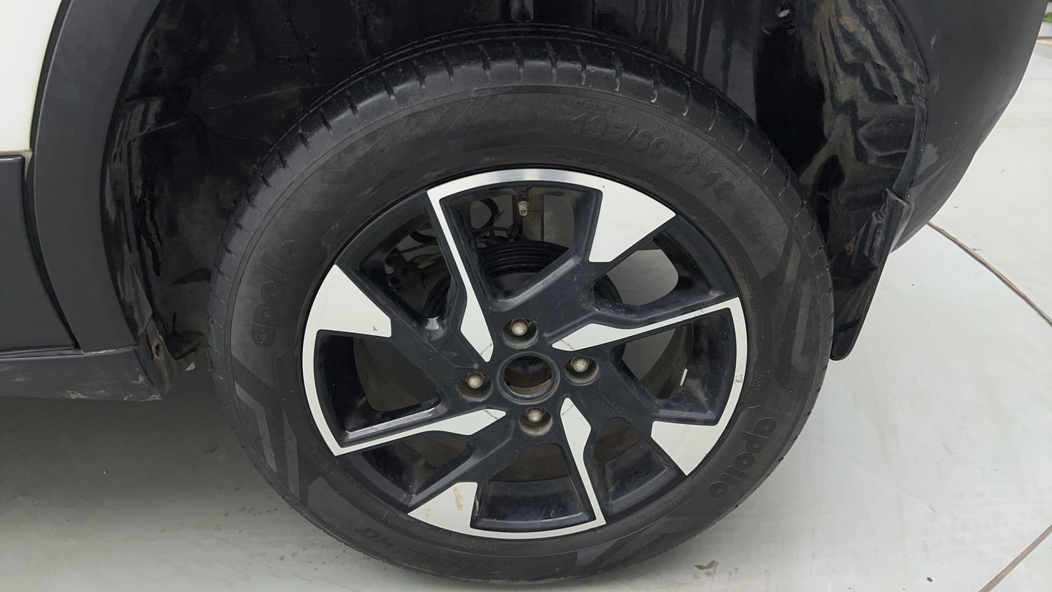 Used 2023 Tata Punch Creative AMT Petrol Automatic tyres LEFT REAR TYRE RIM VIEW