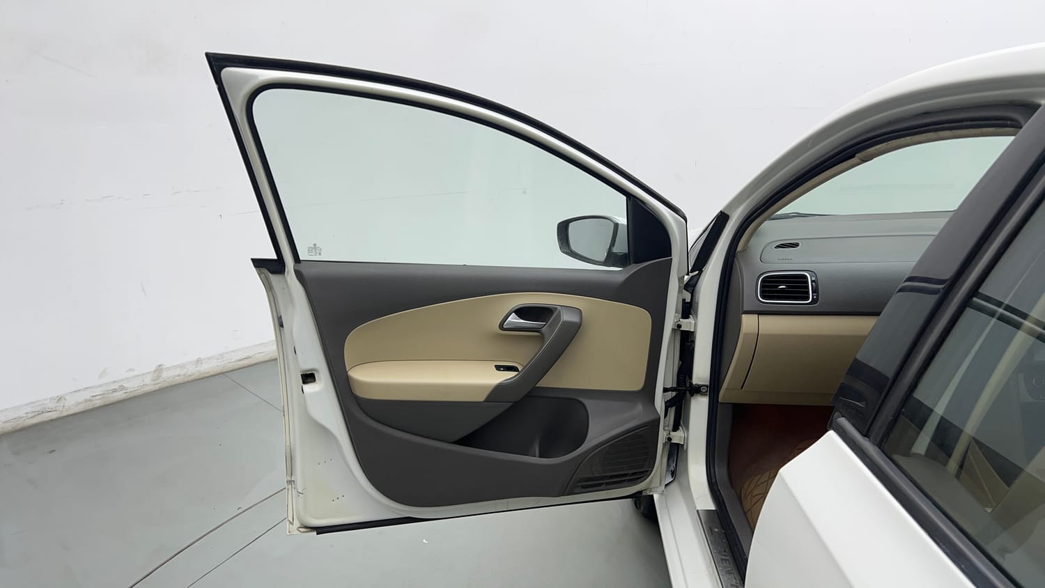 Used 2016 Volkswagen Vento Highline 1.2 (P) AT Petrol Automatic interior LEFT FRONT DOOR OPEN VIEW