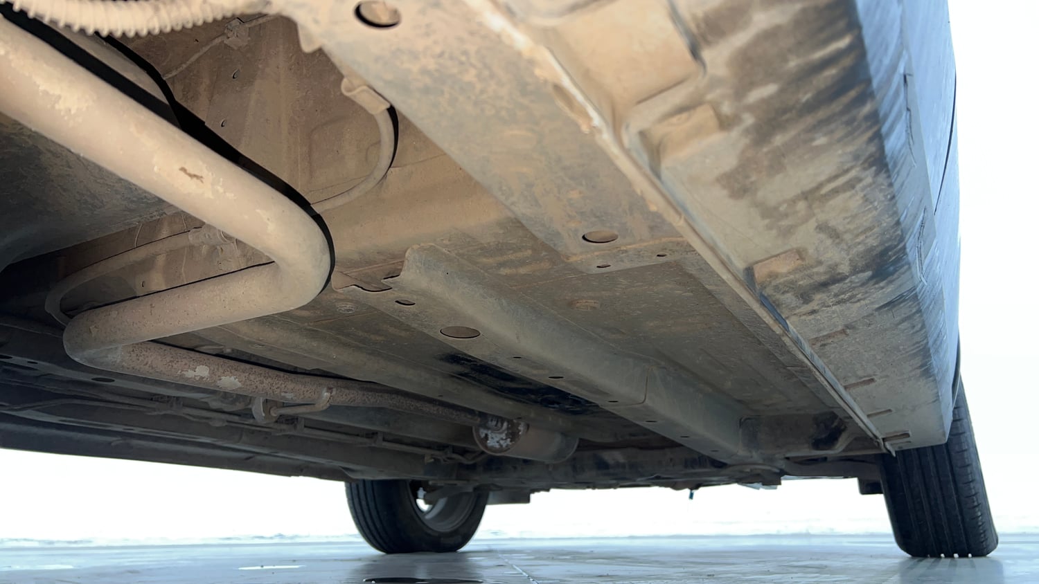 Used 2023 Tata Punch Creative AMT Petrol Automatic extra REAR RIGHT UNDERBODY VIEW