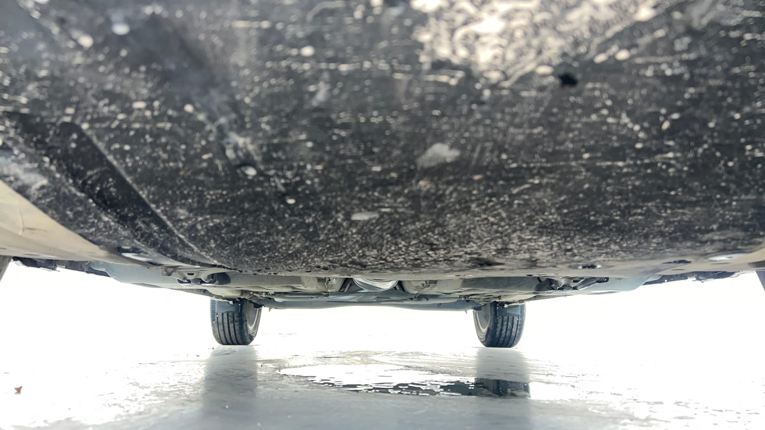 Used 2024 Maruti Suzuki Baleno Alpha MT Petrol Manual extra FRONT LEFT UNDERBODY VIEW