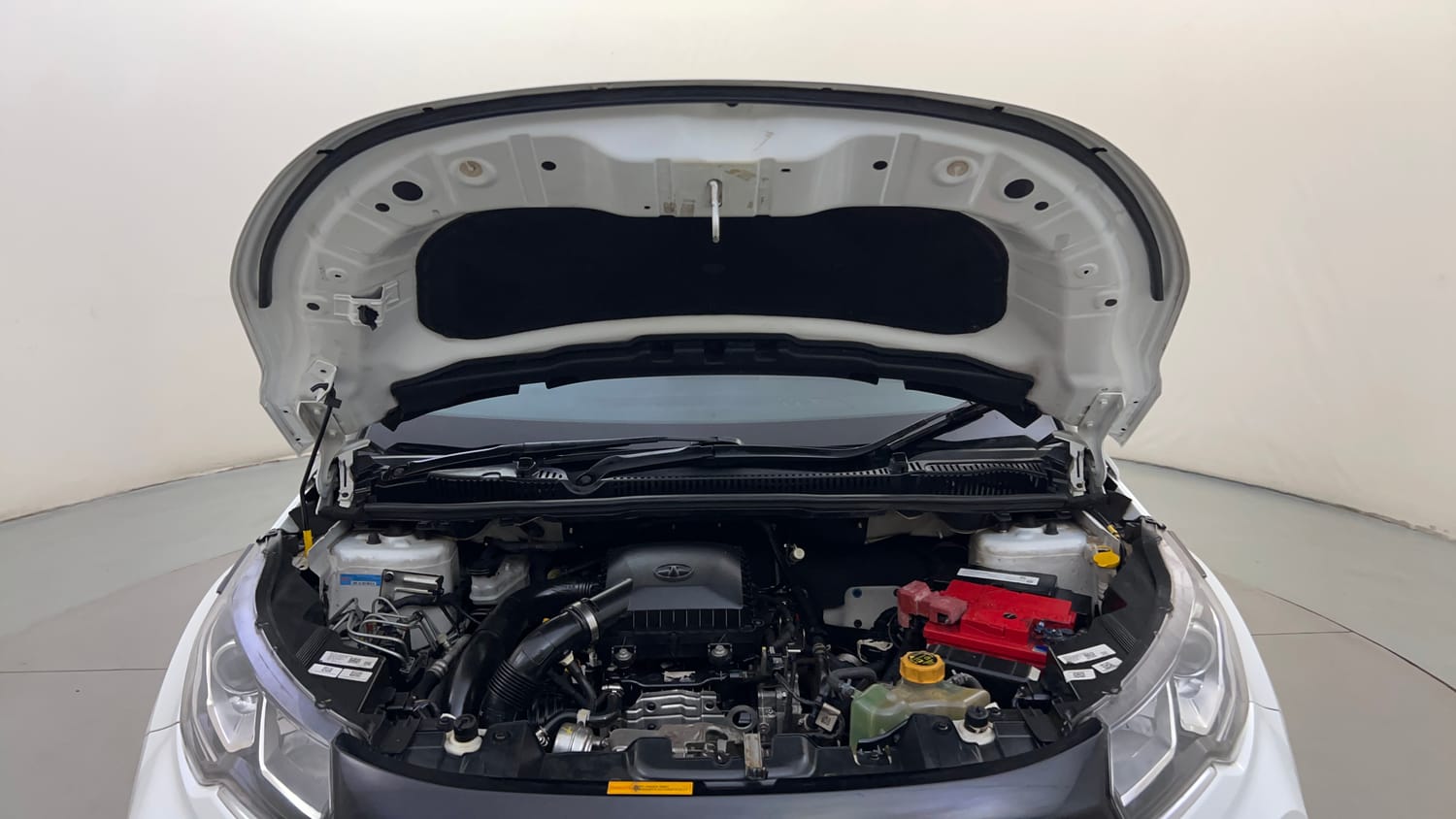 Used 2023 Tata Nexon XZA Plus Petrol Automatic engine ENGINE & BONNET OPEN FRONT VIEW