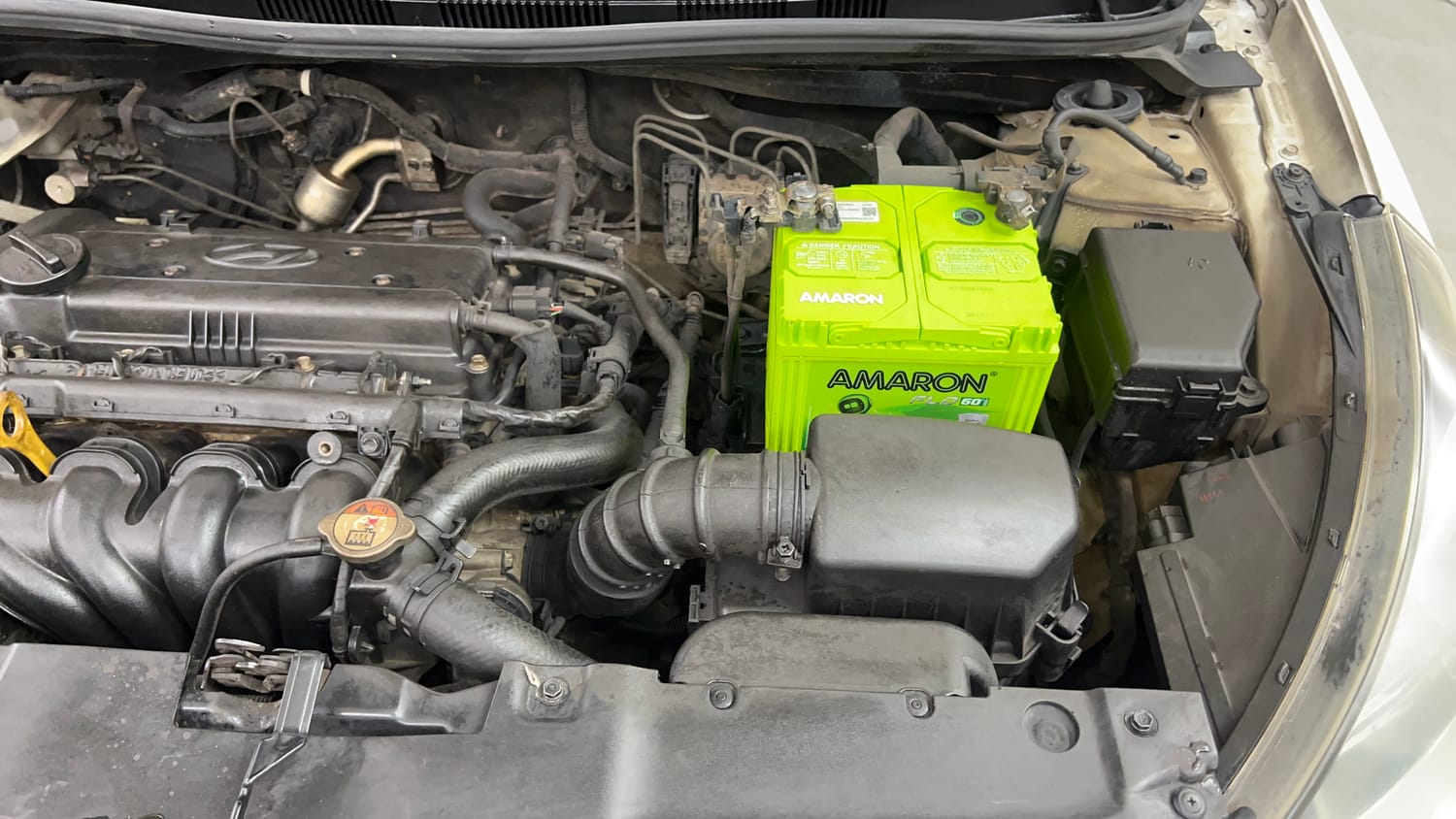 Used 2013 Hyundai Verna Fluidic 1.6 VTVT SX Petrol Manual engine ENGINE LEFT SIDE VIEW