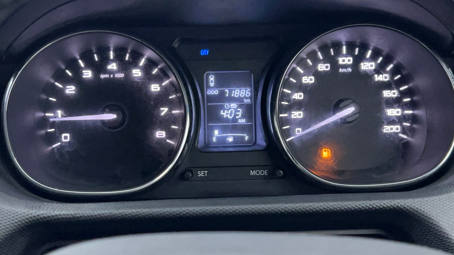 Used 2019 Tata Tiago Revotron XZ Petrol Manual interior CLUSTERMETER VIEW