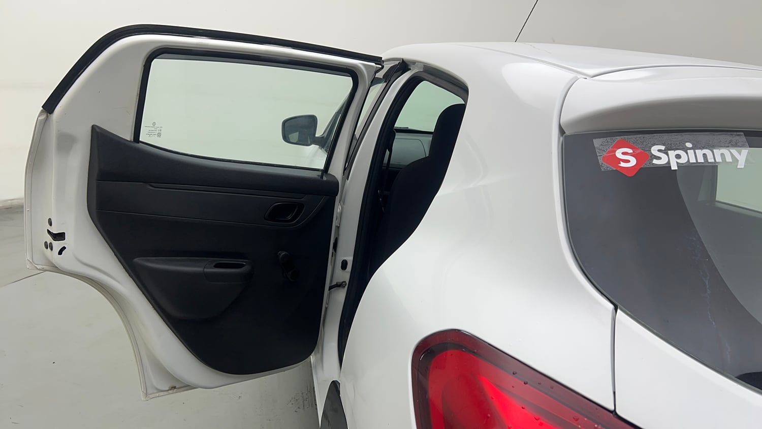 Used 2016 Renault Kwid RXT Petrol Manual interior LEFT REAR DOOR OPEN VIEW
