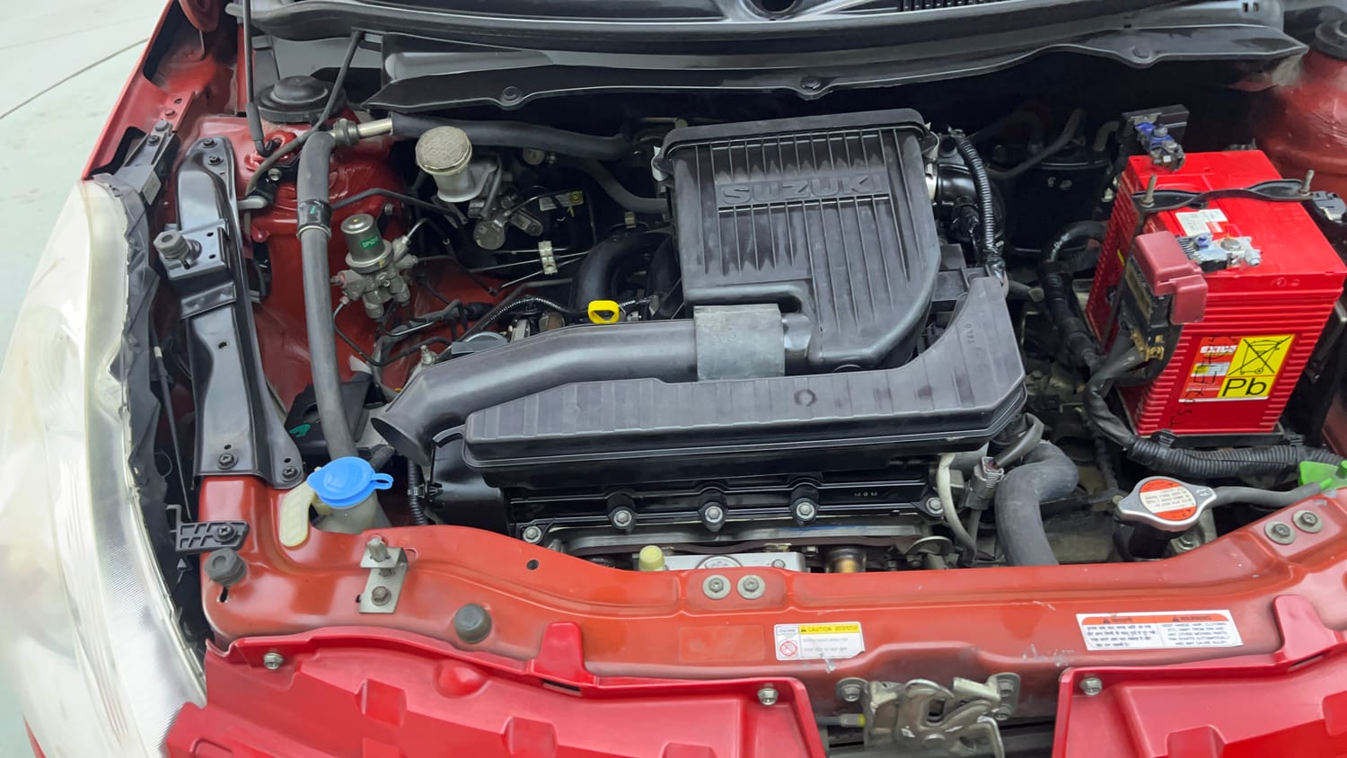 Used 2015 Maruti Suzuki Swift VXi Petrol Manual engine ENGINE RIGHT SIDE VIEW