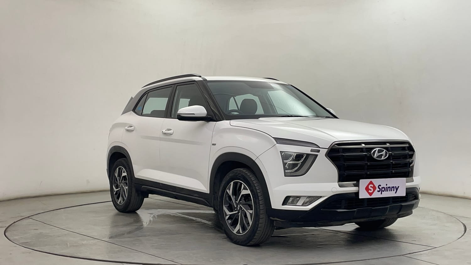 Used 2022 Hyundai Creta SX (O) 1.4 Turbo 7 DCT Petrol Automatic exterior RIGHT FRONT CORNER VIEW