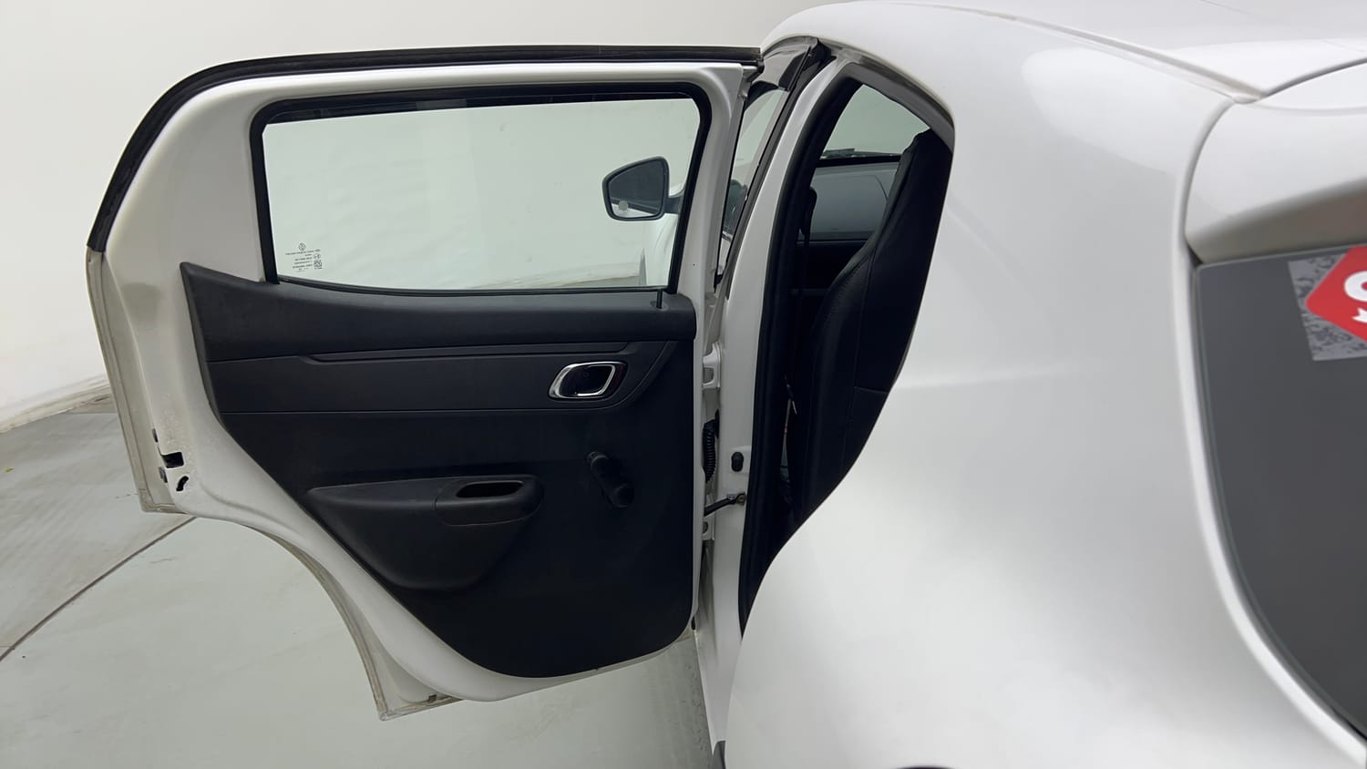 Used 2019 Renault Kwid RXT (O) 1.0 SCE Edition Petrol Manual interior LEFT REAR DOOR OPEN VIEW