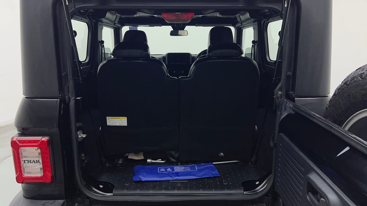 Used 2024 Mahindra Thar LX Hard Top Petrol AT RWD Petrol Automatic interior DICKY INSIDE VIEW