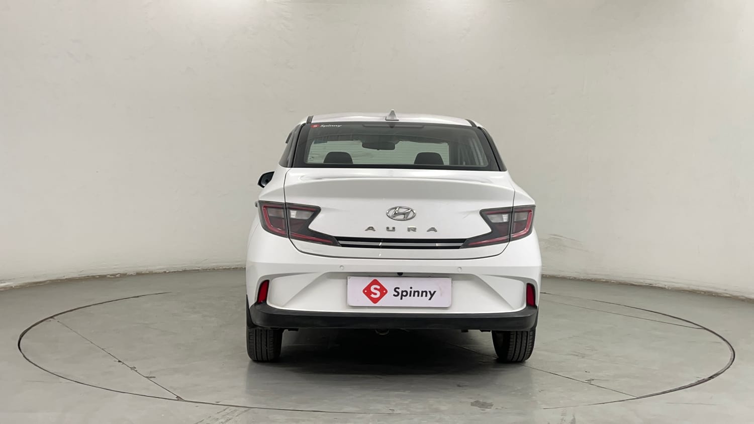 Used 2022 Hyundai Aura SX 1.2 Petrol Petrol Manual exterior BACK VIEW