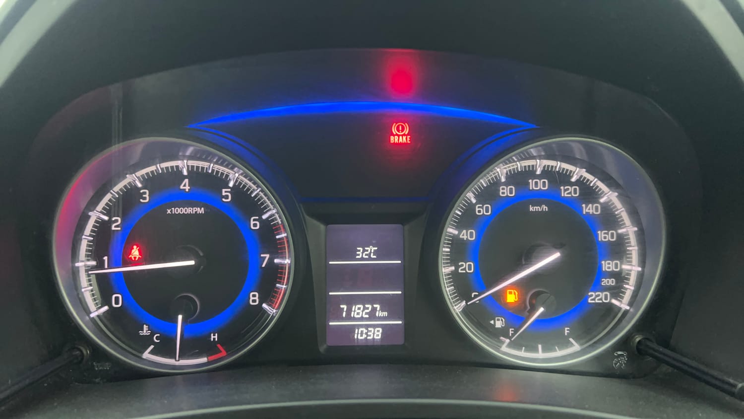 Used 2017 Maruti Suzuki Baleno Delta 1.2 Petrol Manual interior CLUSTERMETER VIEW