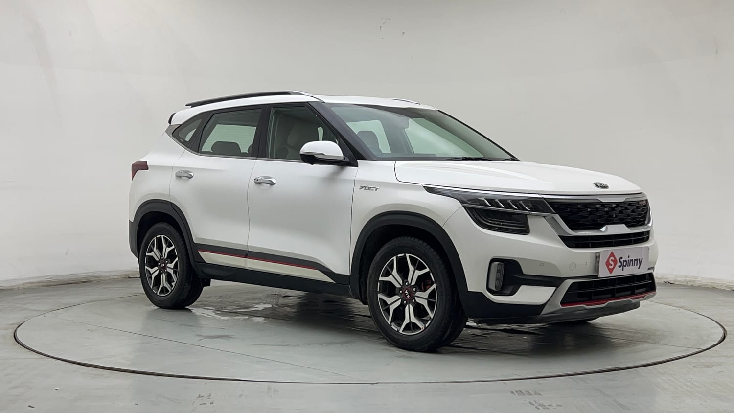 Used 2019 kia Seltos GTX Plus DCT 1.4 Petrol Automatic exterior RIGHT FRONT CORNER VIEW