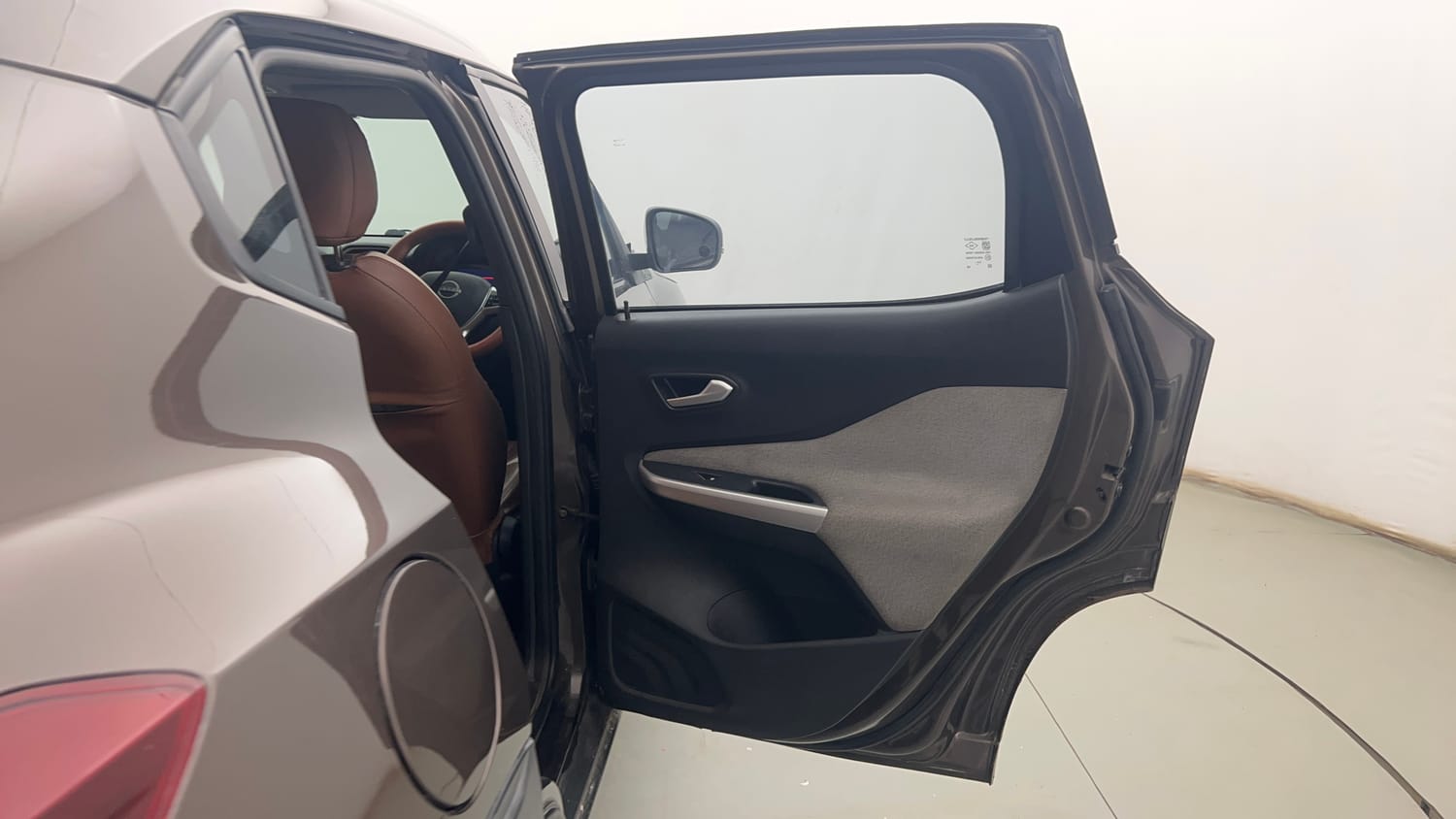 Used 2021 Nissan Magnite XV Turbo Petrol Manual interior RIGHT REAR DOOR OPEN VIEW