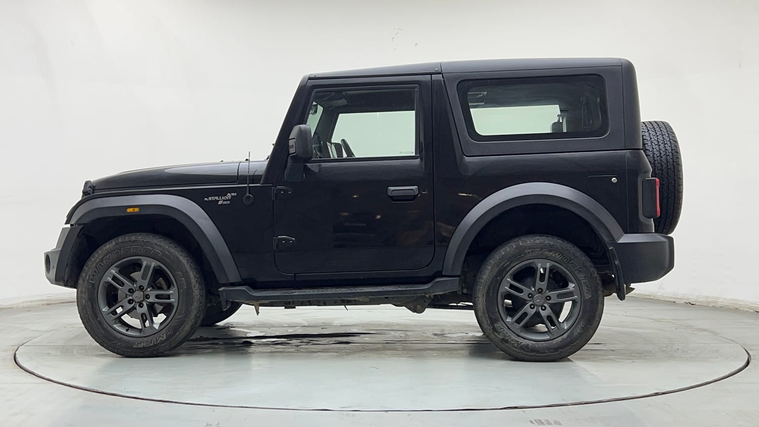 Used 2024 Mahindra Thar LX Hard Top Petrol AT RWD Petrol Automatic exterior LEFT SIDE VIEW