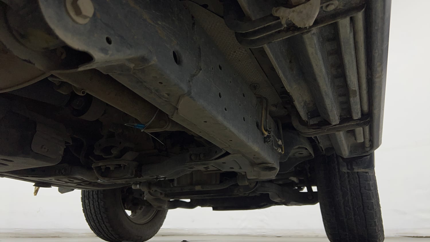 Used 2024 Mahindra Thar LX Hard Top Petrol AT RWD Petrol Automatic extra REAR RIGHT UNDERBODY VIEW