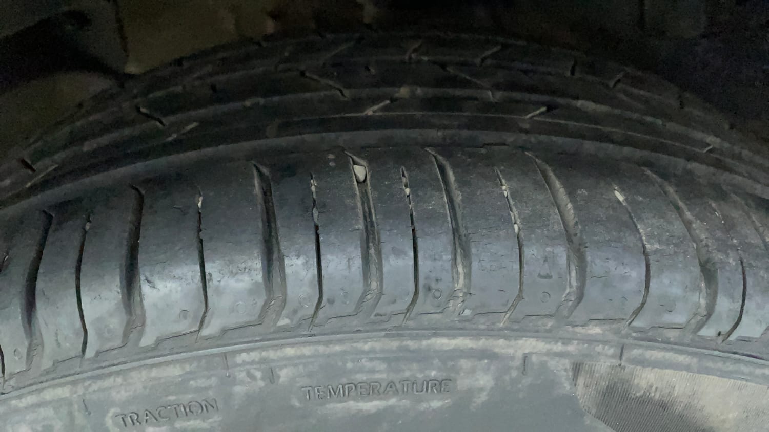 Used 2018 Tata Nexon XZ Plus Diesel Diesel Manual tyres RIGHT REAR TYRE TREAD VIEW