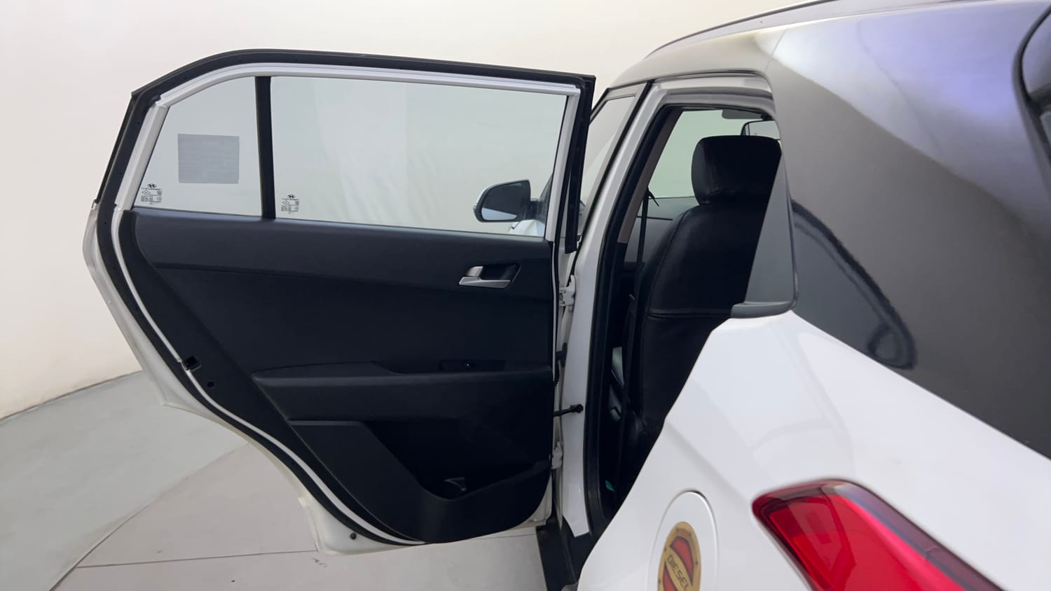 Used 2019 Hyundai Creta SX 1.6 AT CRDi Diesel Automatic interior LEFT REAR DOOR OPEN VIEW