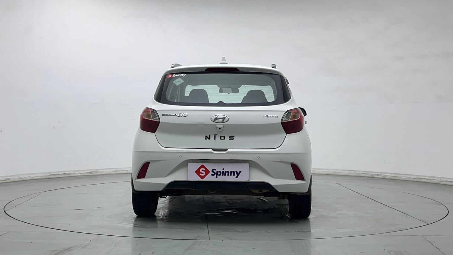Used 2022 Hyundai Grand i10 Nios Sportz 1.2 Kappa VTVT CNG Cng Manual exterior BACK VIEW