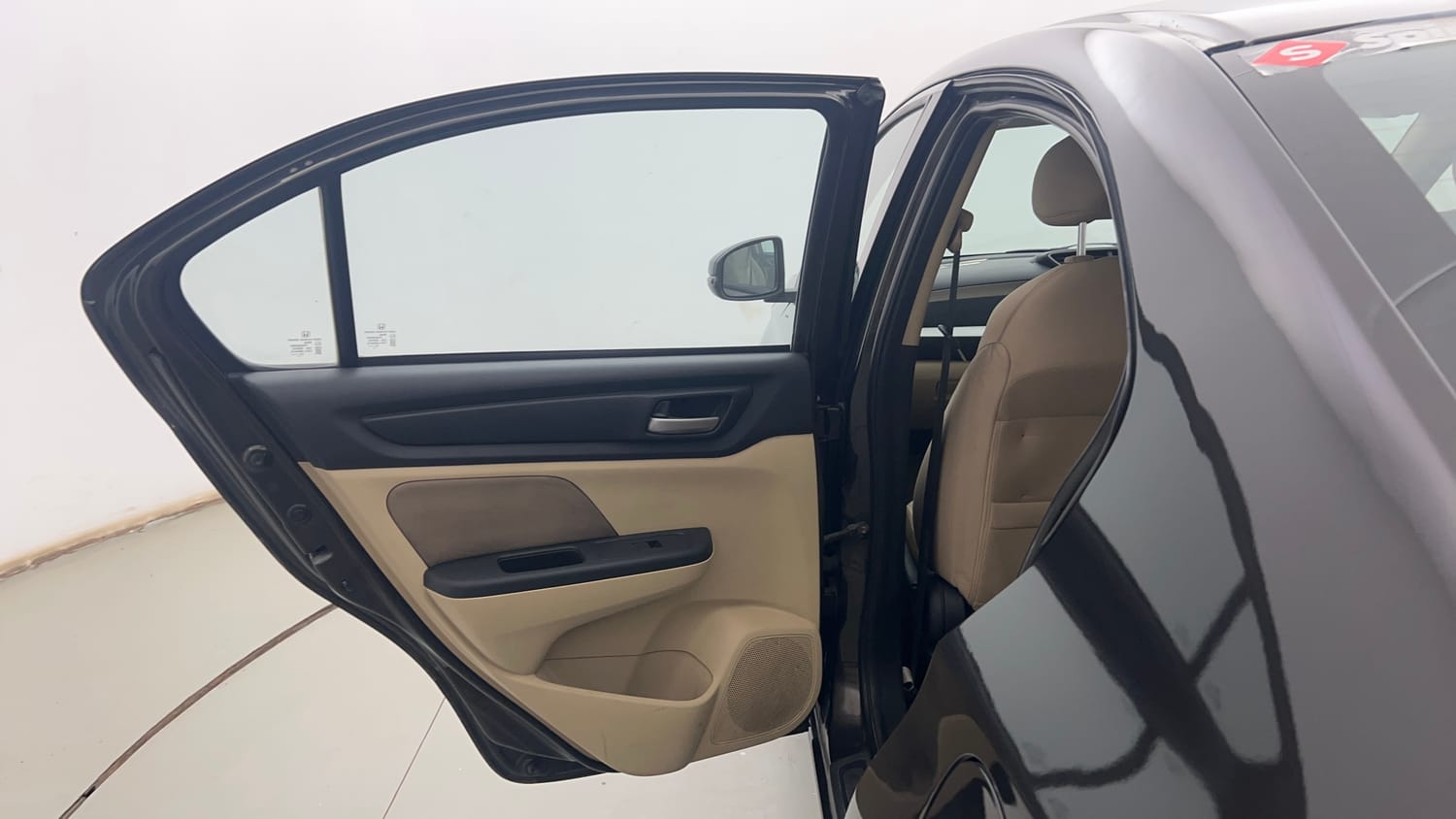 Used 2021 Honda Amaze VX MT 1.2 Petrol Petrol Manual interior LEFT REAR DOOR OPEN VIEW
