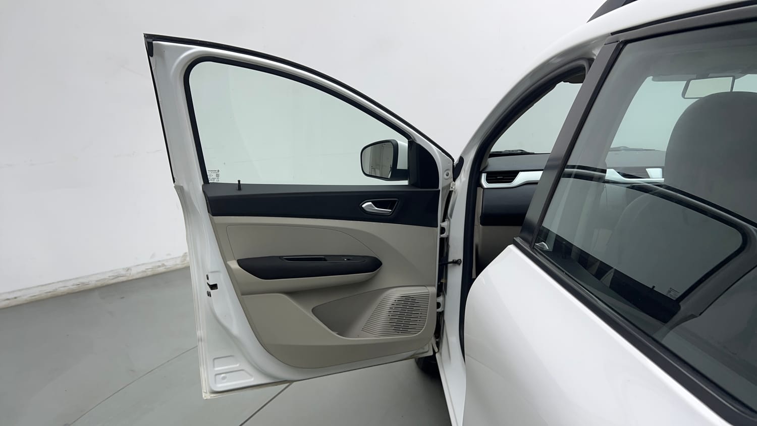 Used 2021 Renault Triber RXZ Petrol Manual interior LEFT FRONT DOOR OPEN VIEW