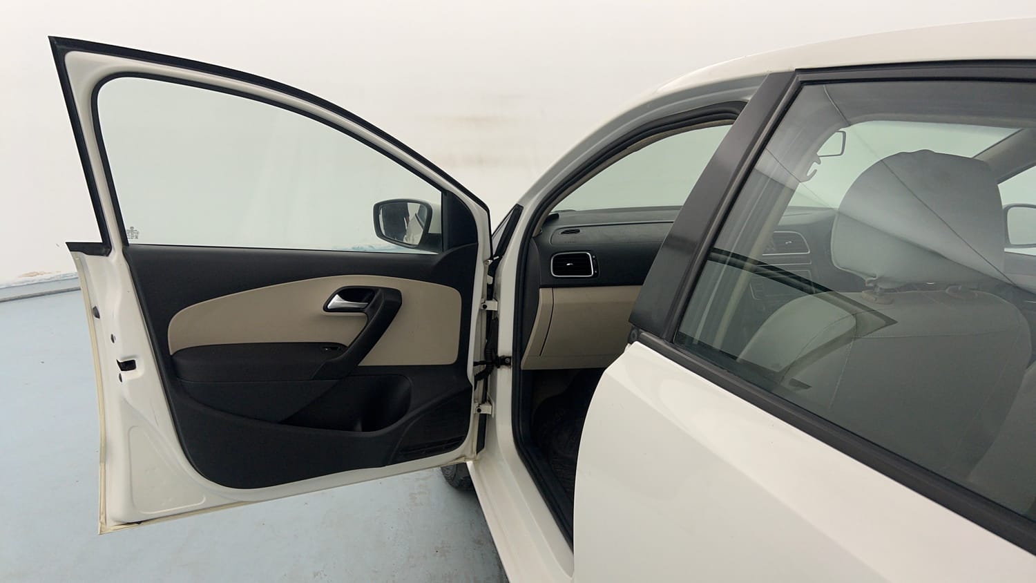Used 2014 Volkswagen Polo Highline1.2L (P) Petrol Manual interior LEFT FRONT DOOR OPEN VIEW