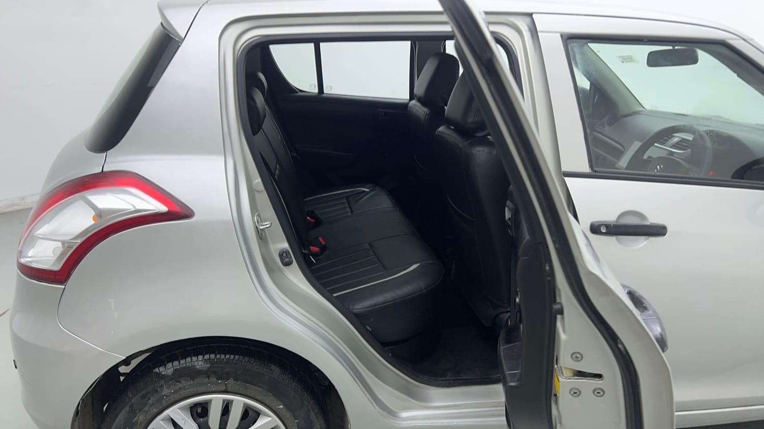 Used 2015 Maruti Suzuki Swift Lxi (O) Petrol Manual interior RIGHT SIDE REAR DOOR CABIN VIEW