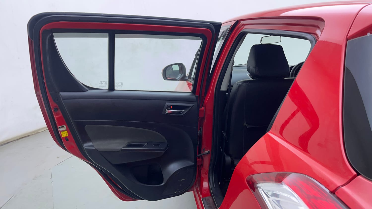 Used 2015 Maruti Suzuki Swift VXi Petrol Manual interior LEFT REAR DOOR OPEN VIEW