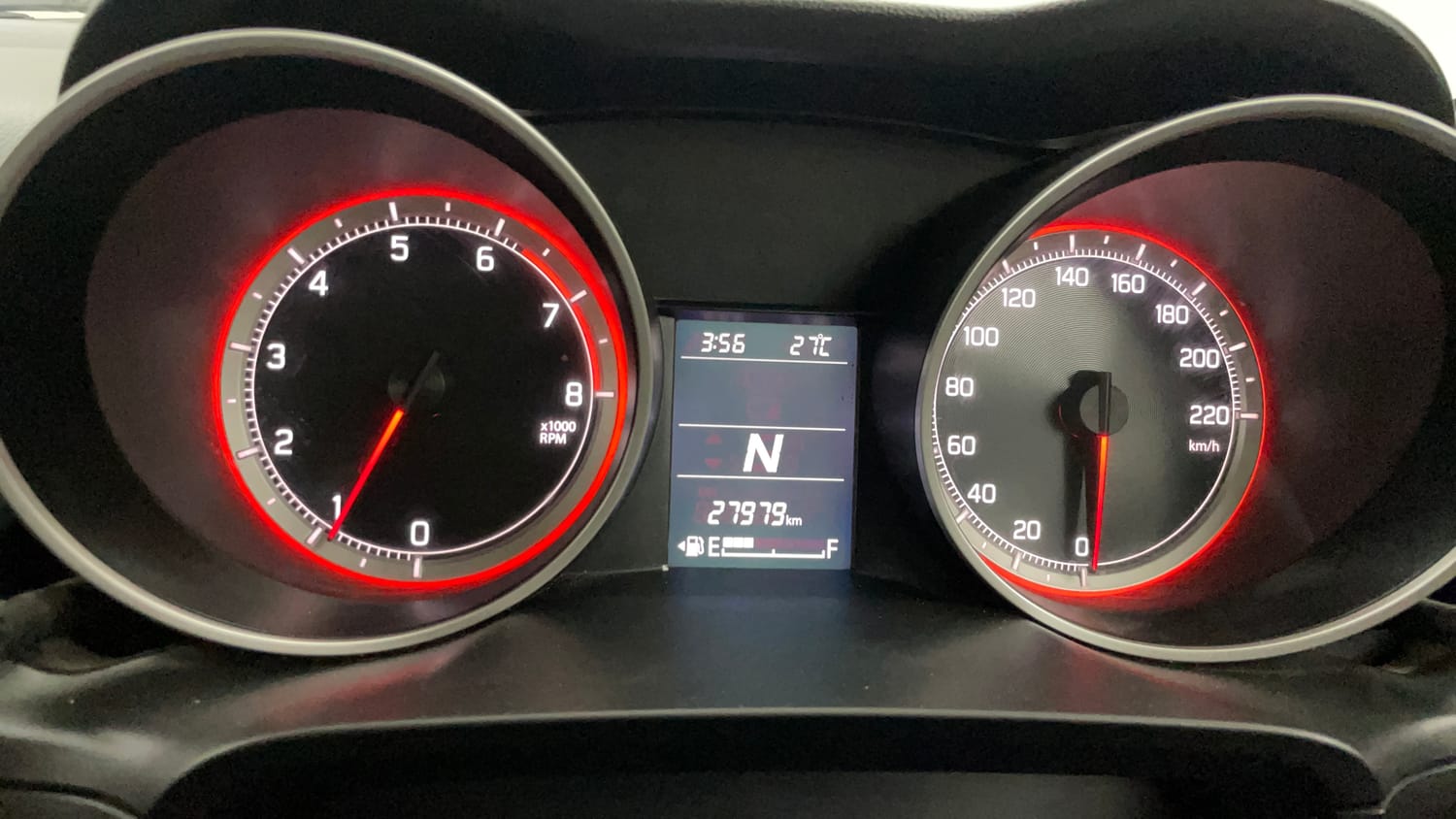 Used 2019 Maruti Suzuki Swift VXi AMT Petrol Automatic interior CLUSTERMETER VIEW