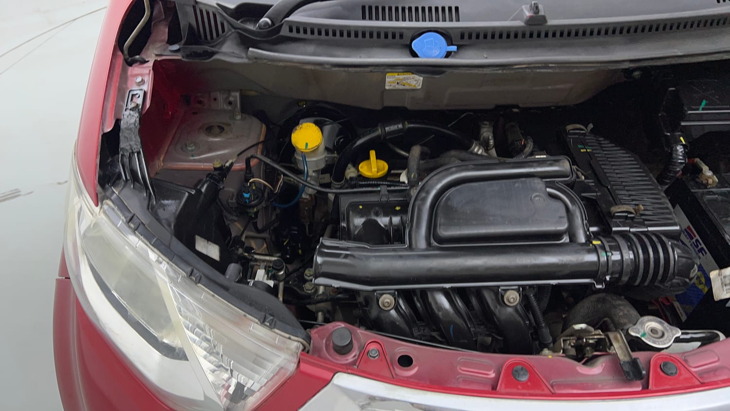 Used 2017 Datsun Redi-GO T (O) Petrol Manual engine ENGINE RIGHT SIDE VIEW