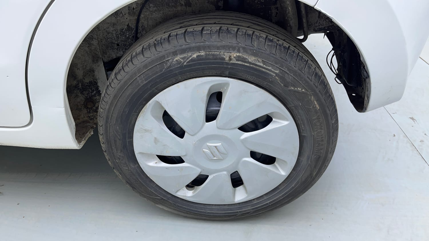 Used 2018 Maruti Suzuki Celerio ZXi (O) AMT Petrol Automatic tyres LEFT REAR TYRE RIM VIEW