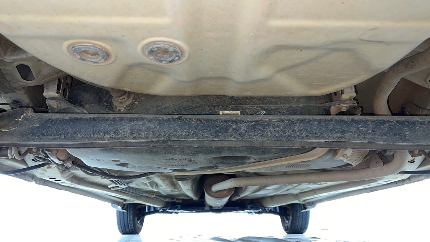 Used 2019 Maruti Suzuki Wagon R 1.0 LXi 1.0 Petrol Manual extra REAR UNDERBODY VIEW (TAKEN FROM REAR)