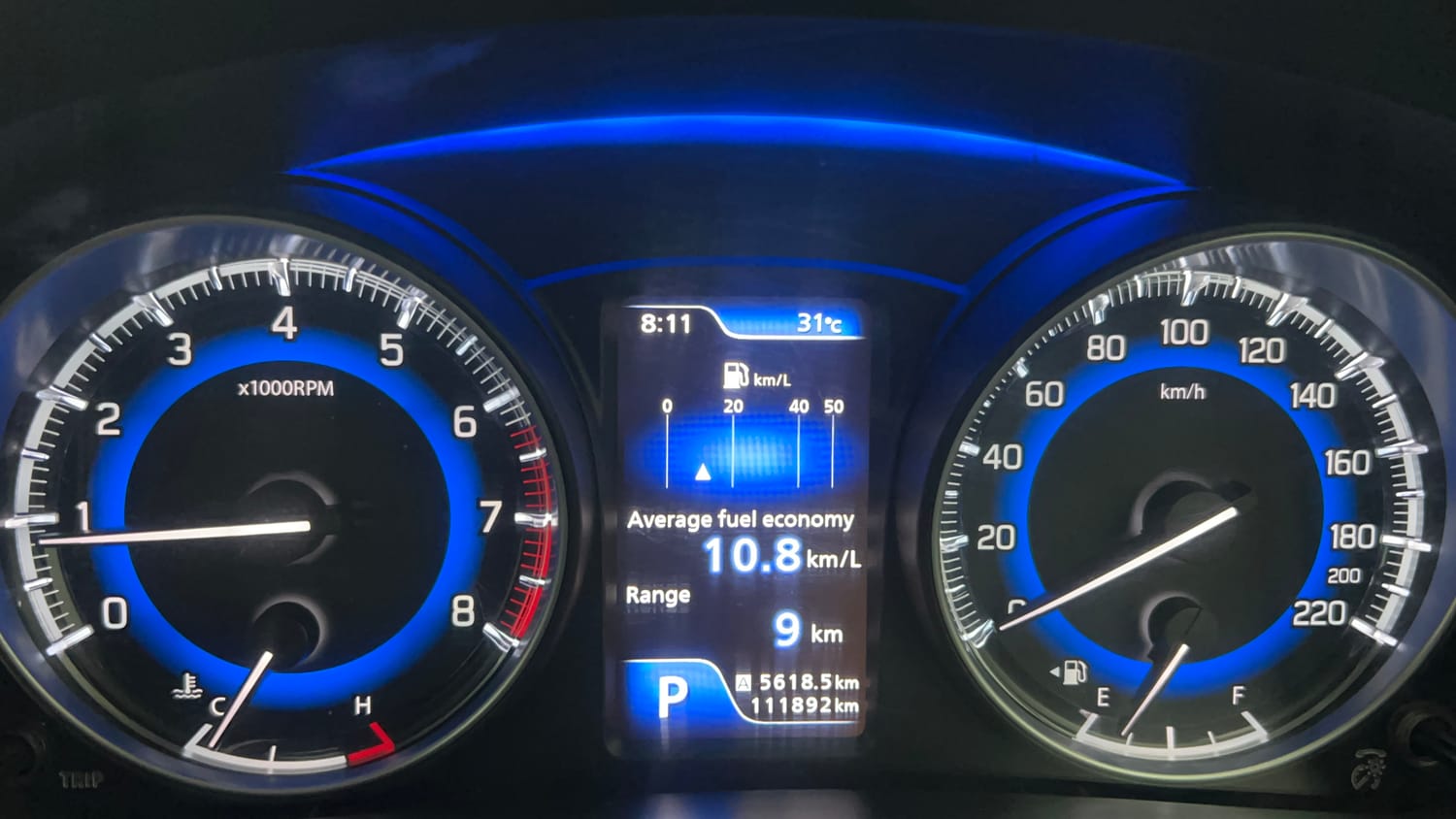 Used 2020 Maruti Suzuki Baleno Alpha Automatic Petrol Automatic interior CLUSTERMETER VIEW