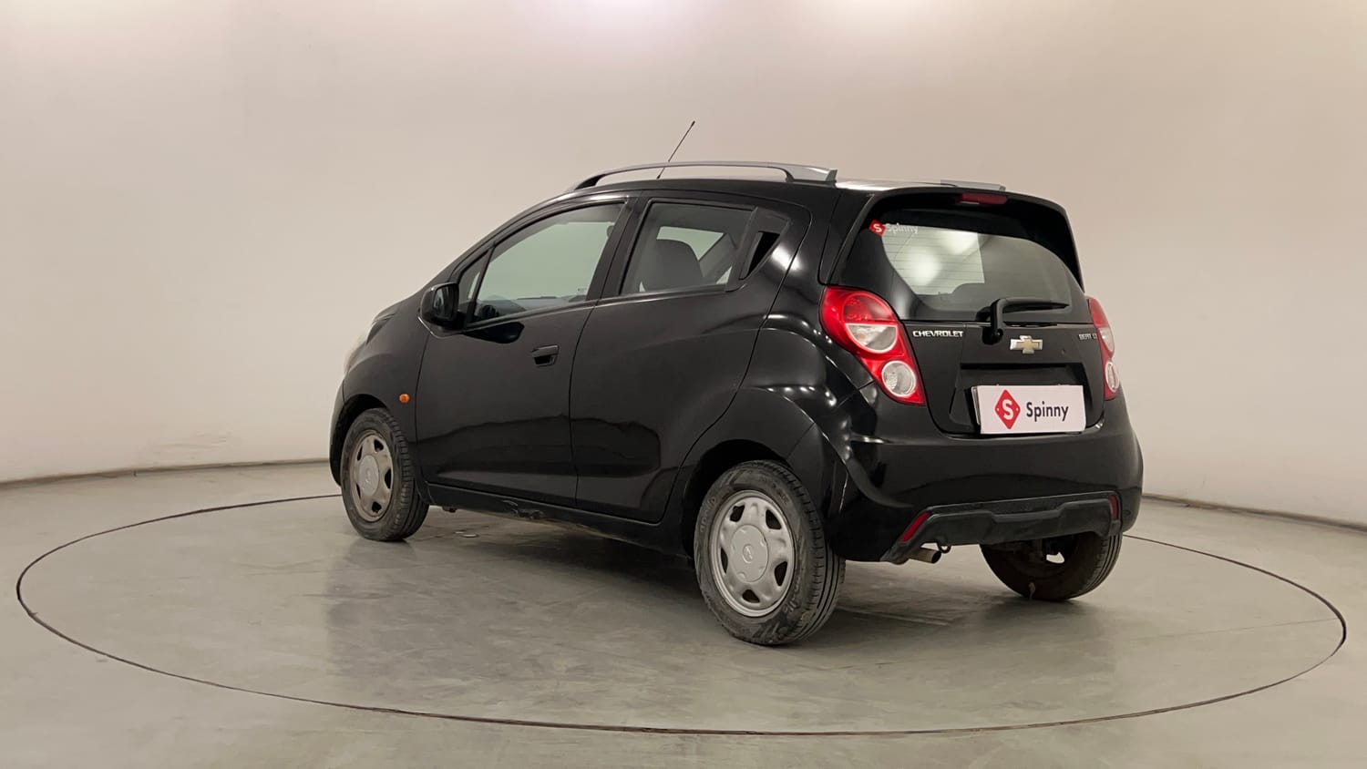 Used 2014 Chevrolet Beat LT Petrol Petrol Manual exterior LEFT REAR CORNER VIEW