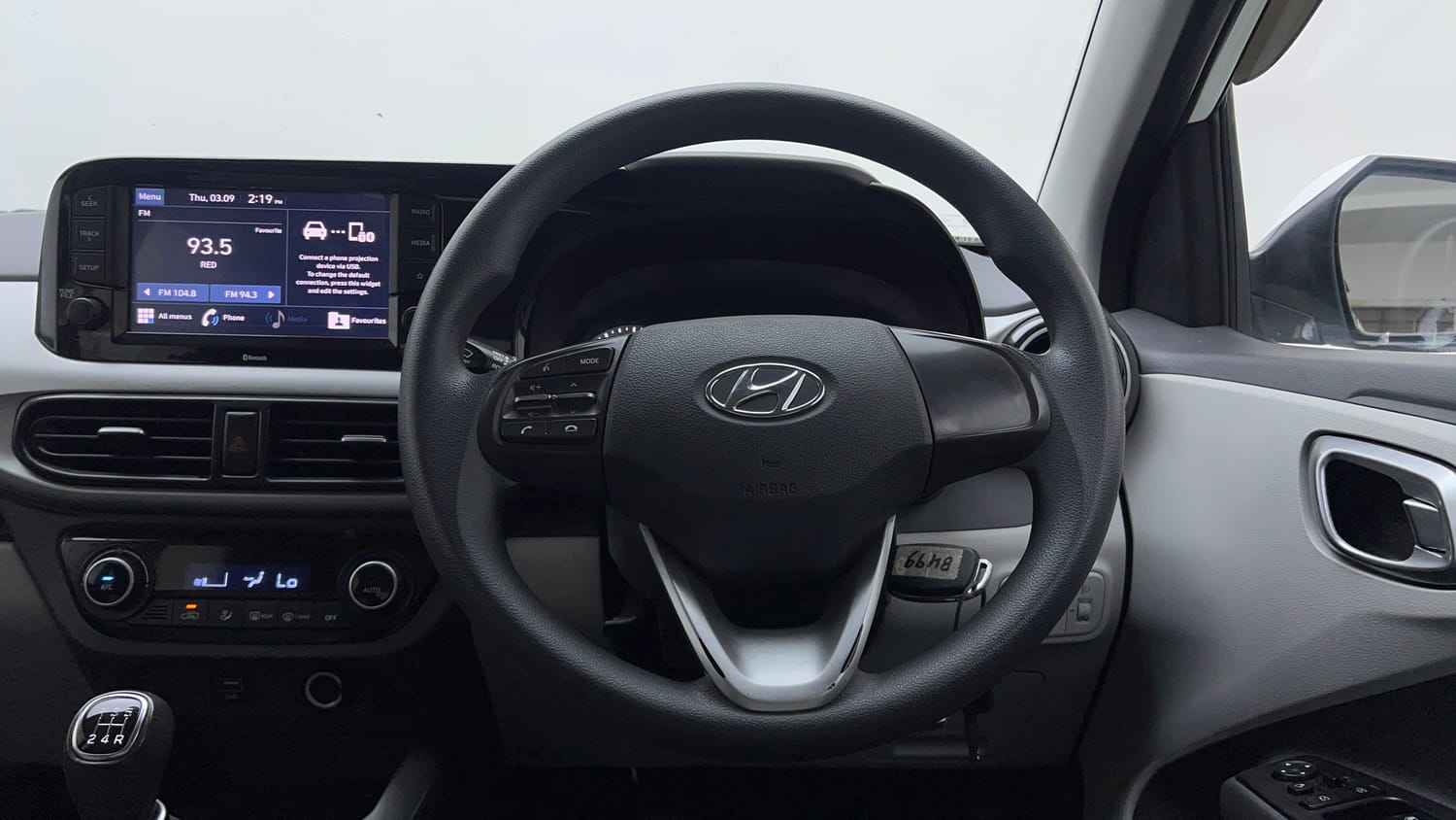 Used 2022 Hyundai Grand i10 Nios Sportz 1.2 Kappa VTVT CNG Cng Manual interior STEERING VIEW