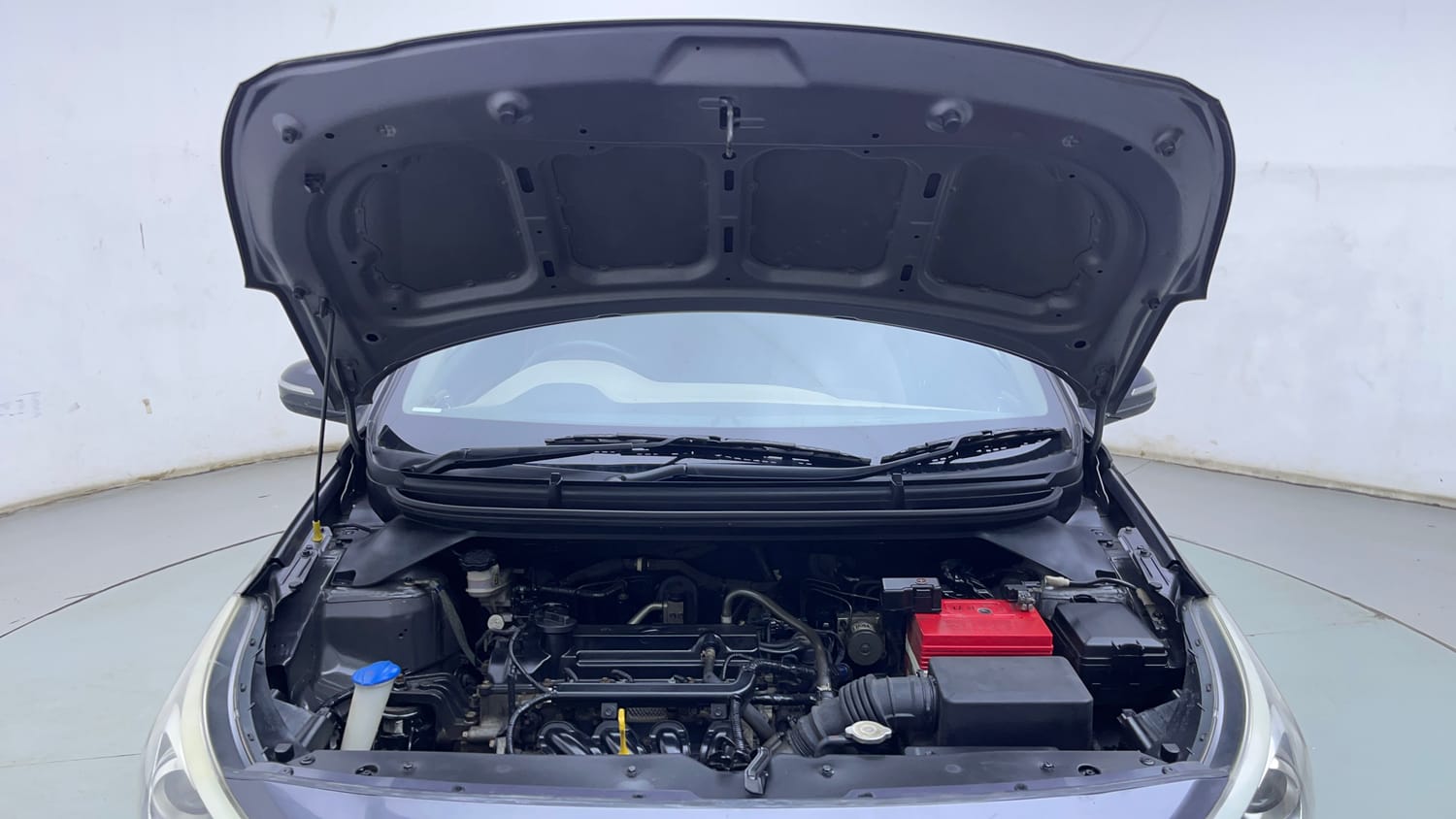 Used 2016 Hyundai Elite i20 Asta 1.2 Petrol Manual engine ENGINE & BONNET OPEN FRONT VIEW