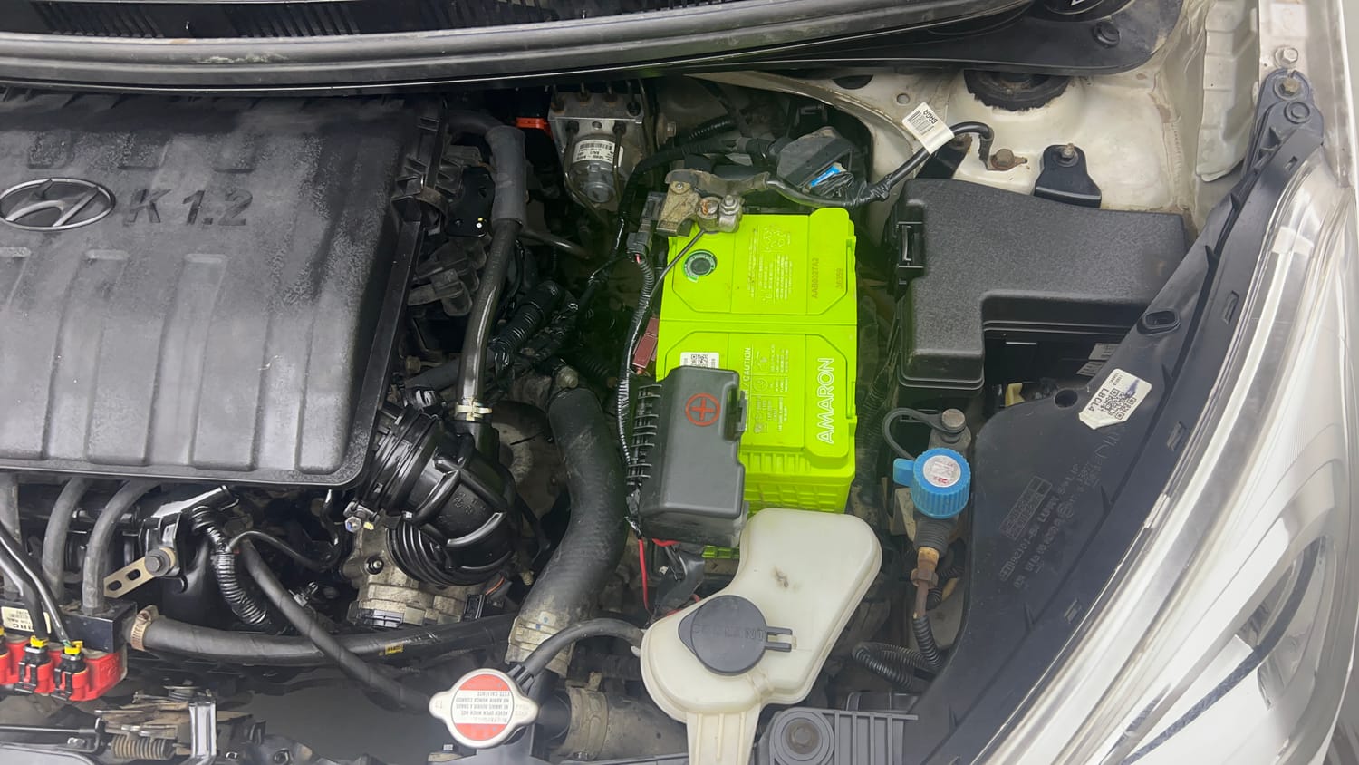 Used 2019 Hyundai Grand i10 Sportz 1.2 Kappa VTVT CNG (Outside Fitted) Cng Manual engine ENGINE LEFT SIDE VIEW