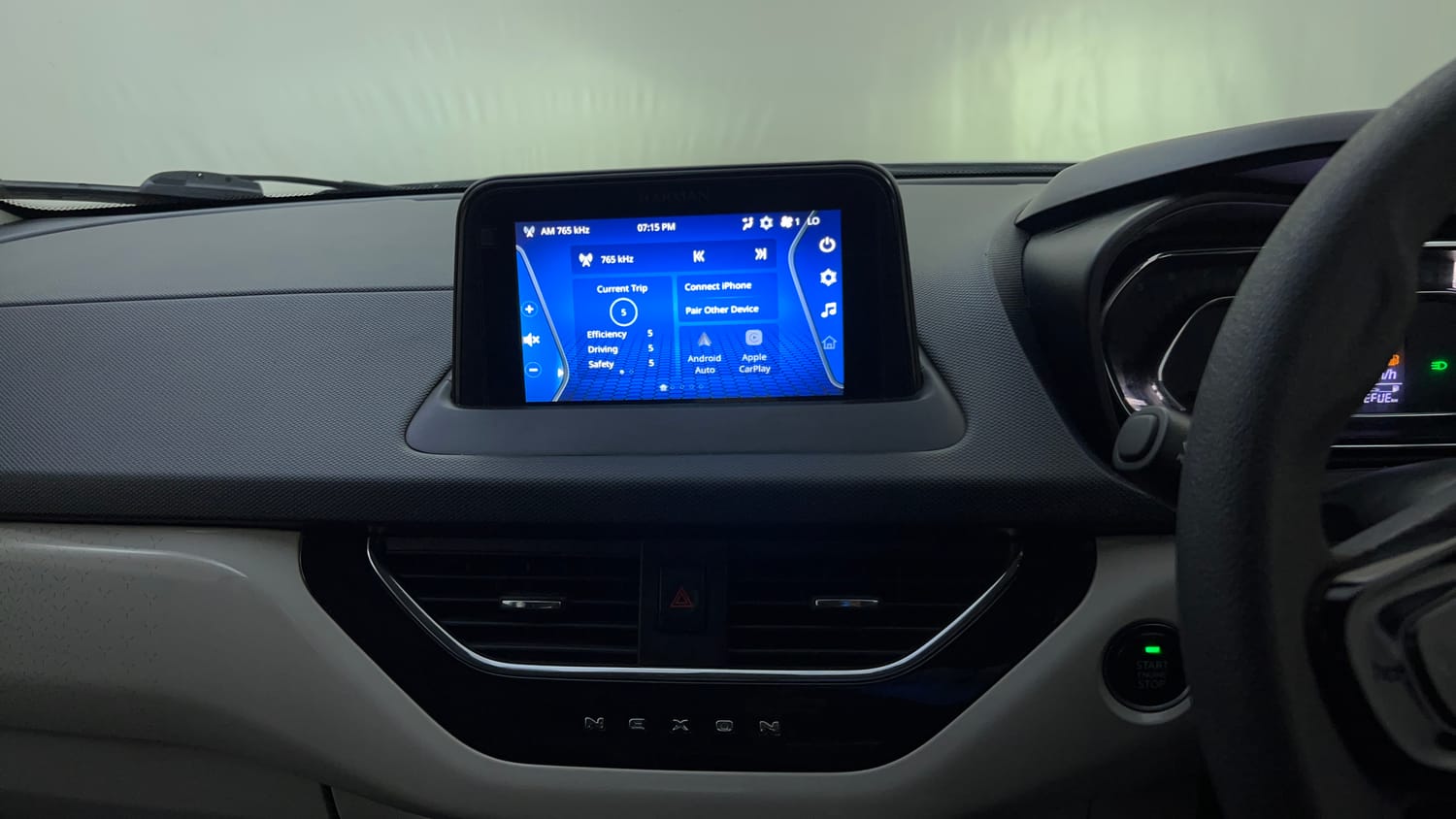 Used 2023 Tata Nexon XZA Plus Petrol Automatic top_features Touch screen infotainment system
