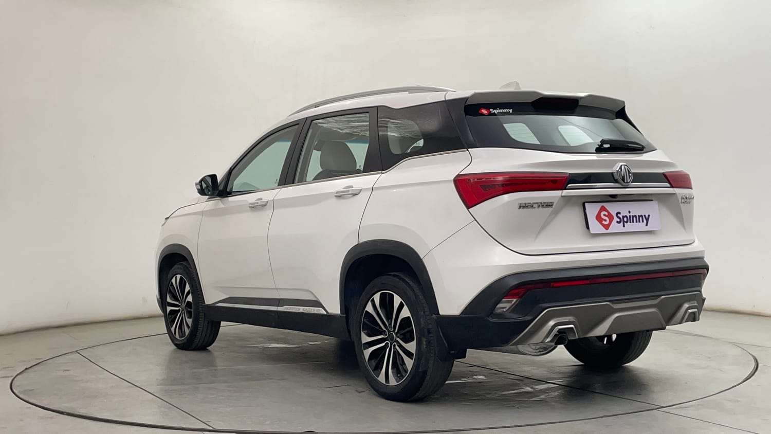 Used 2021 MG Motors Hector Sharp 1.5 Petrol CVT Petrol Automatic exterior LEFT REAR CORNER VIEW