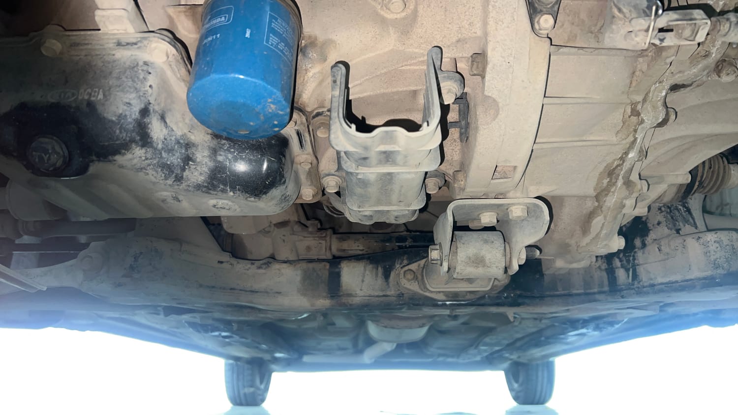 Used 2019 Hyundai Grand i10 Sportz 1.2 Kappa VTVT CNG (Outside Fitted) Cng Manual extra FRONT LEFT UNDERBODY VIEW