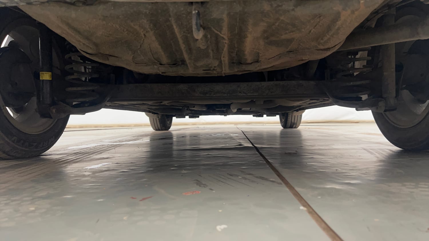 Used 2021 Honda Amaze VX MT 1.2 Petrol Petrol Manual extra REAR UNDERBODY VIEW (TAKEN FROM REAR)