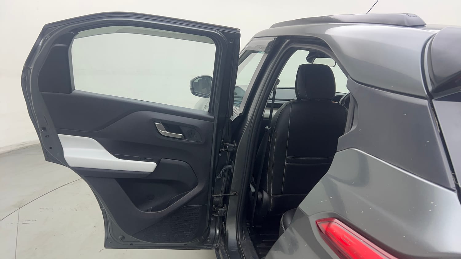 Used 2023 Tata Punch Creative AMT Petrol Automatic interior LEFT REAR DOOR OPEN VIEW
