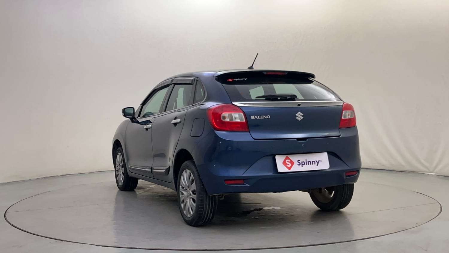 Used 2017 Maruti Suzuki Baleno Zeta 1.2 Petrol Manual exterior LEFT REAR CORNER VIEW