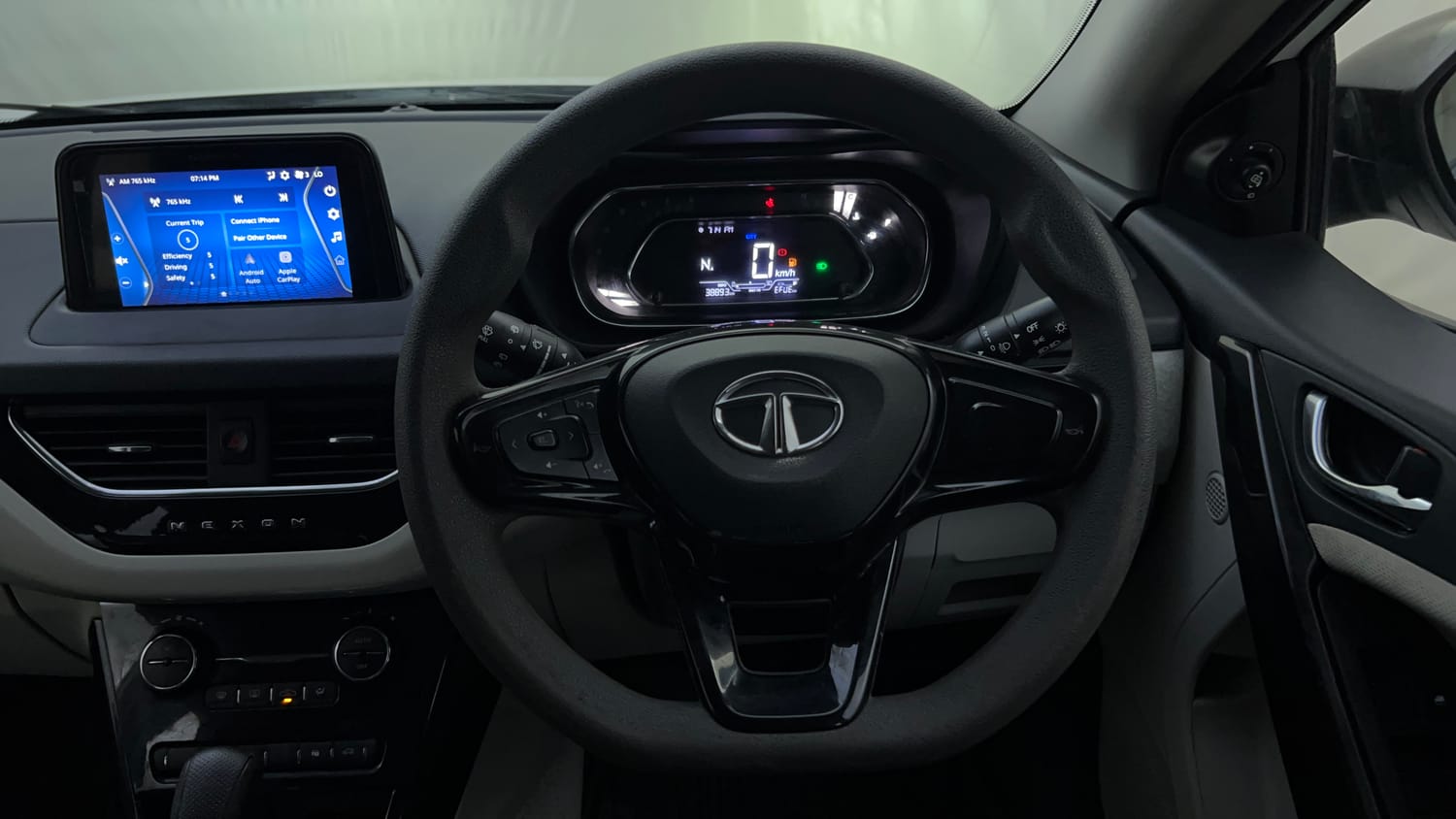 Used 2023 Tata Nexon XZA Plus Petrol Automatic interior STEERING VIEW
