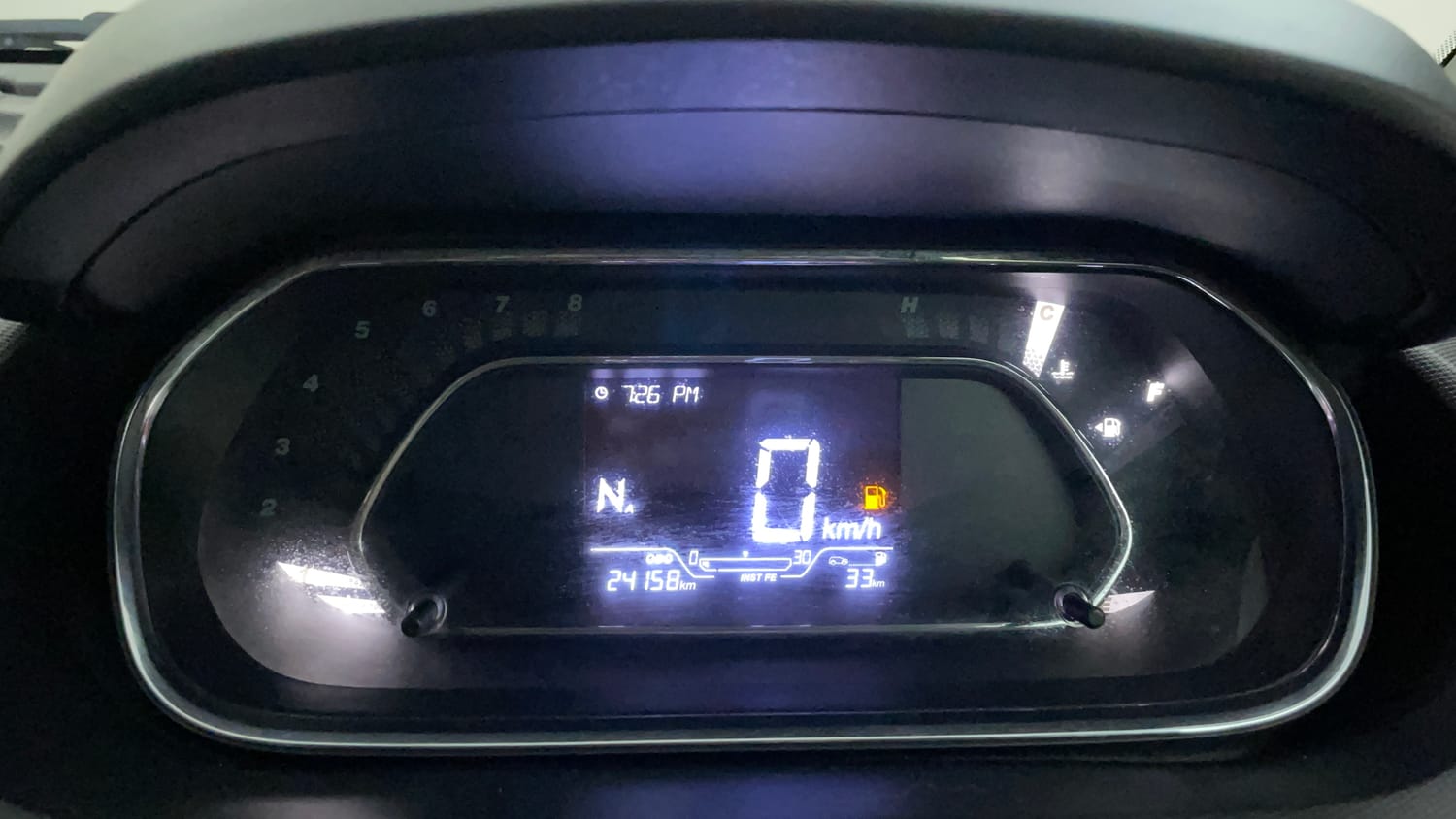 Used 2021 Tata Tiago XZA Plus Petrol Automatic interior CLUSTERMETER VIEW