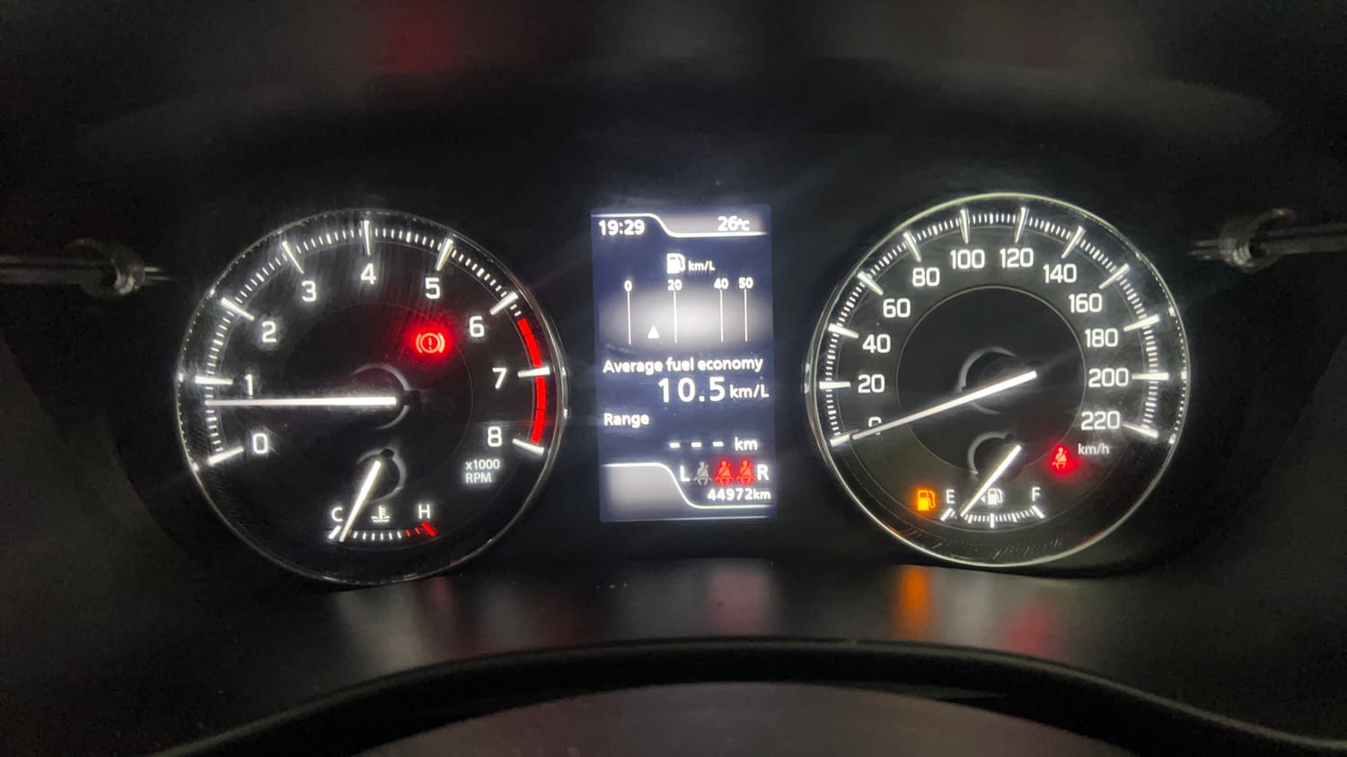 Used 2024 Maruti Suzuki Baleno Alpha MT Petrol Manual interior CLUSTERMETER VIEW