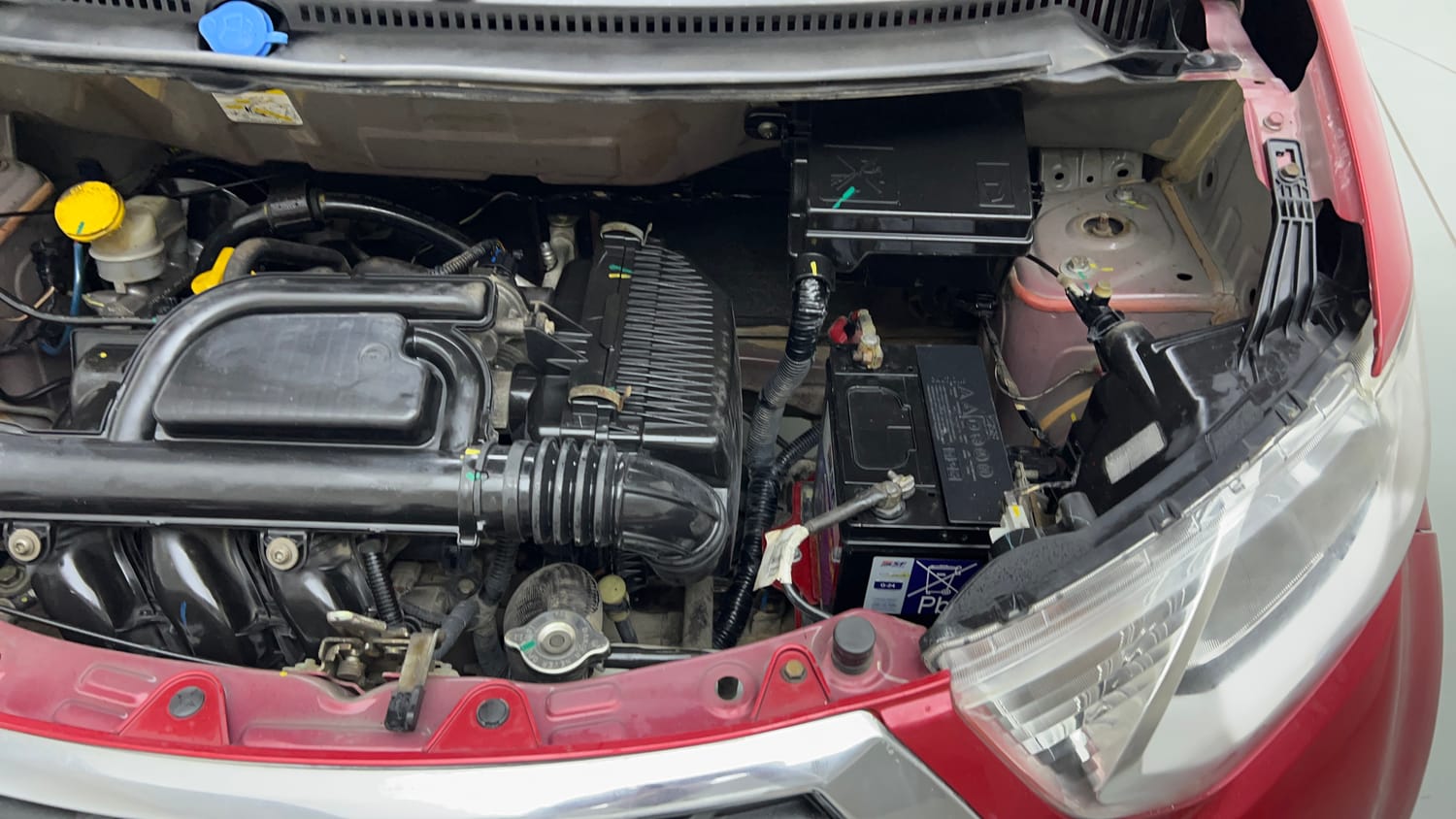 Used 2017 Datsun Redi-GO T (O) Petrol Manual engine ENGINE LEFT SIDE VIEW