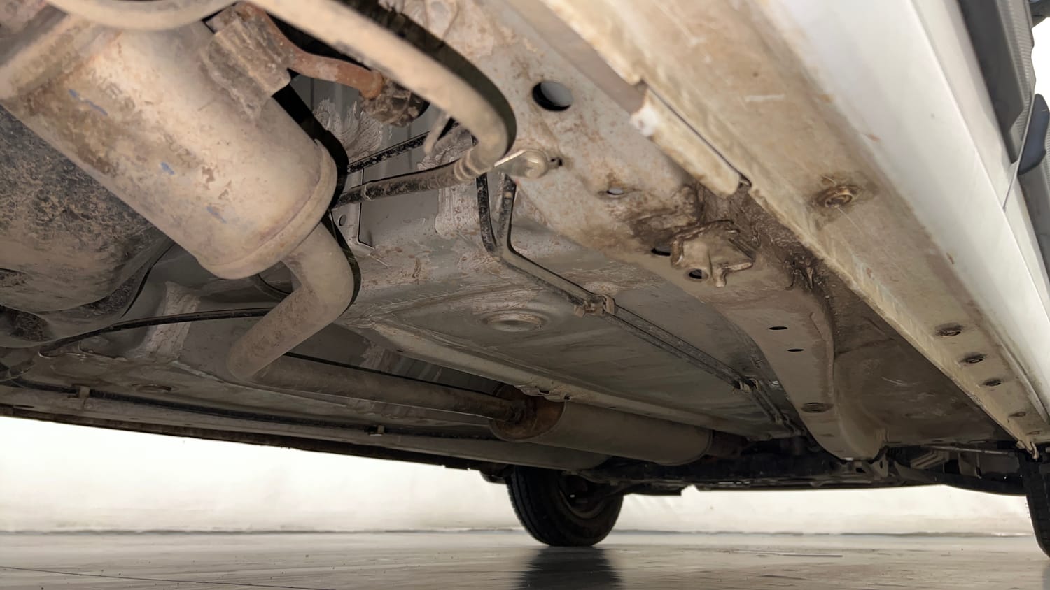 Used 2024 Maruti Suzuki Alto K10 VXi Plus AGS Petrol Automatic extra REAR RIGHT UNDERBODY VIEW