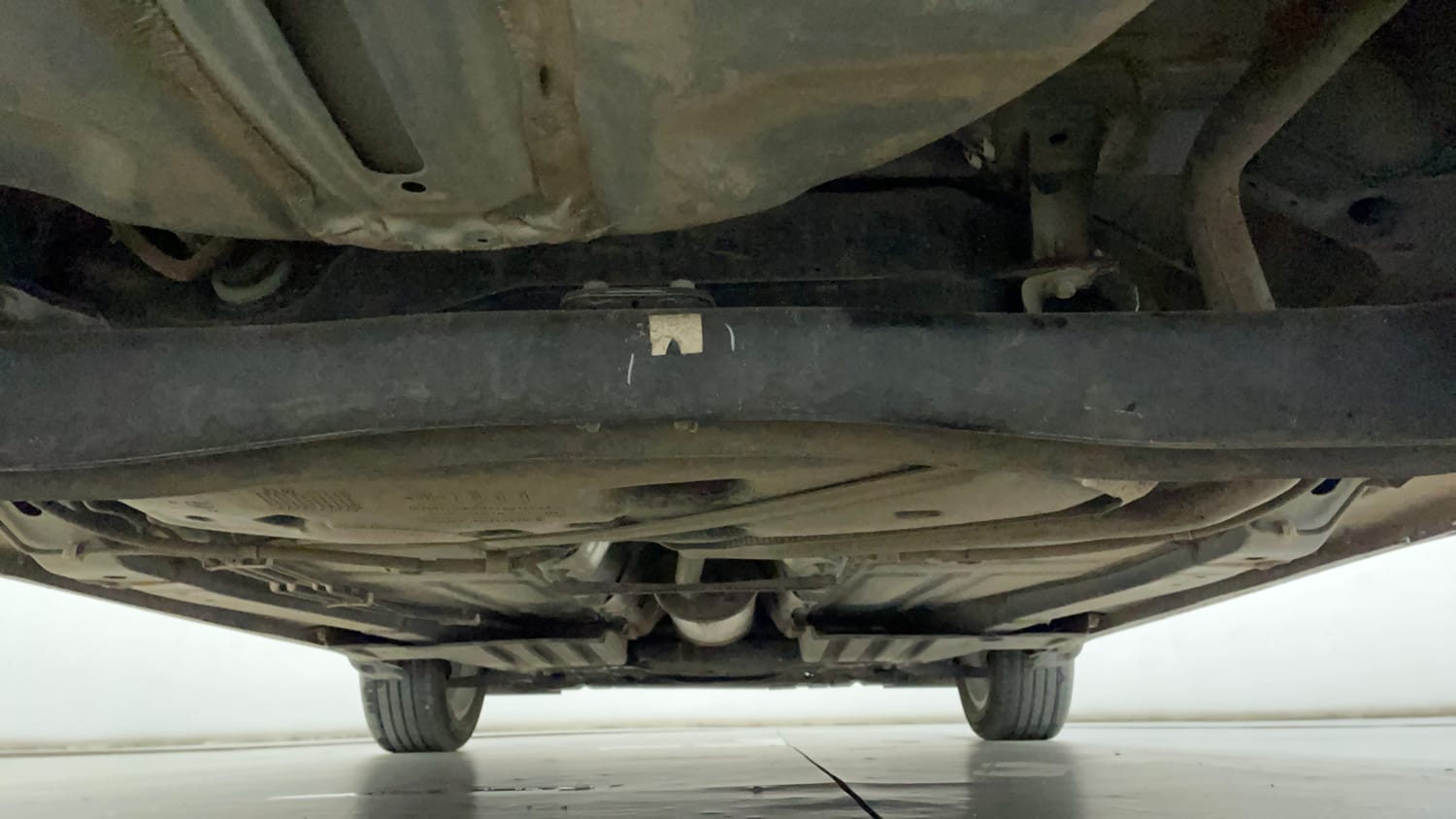 Used 2024 Maruti Suzuki Baleno Zeta AGS Petrol Automatic extra REAR UNDERBODY VIEW (TAKEN FROM REAR)