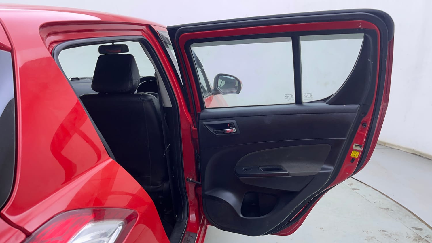 Used 2015 Maruti Suzuki Swift VXi Petrol Manual interior RIGHT REAR DOOR OPEN VIEW