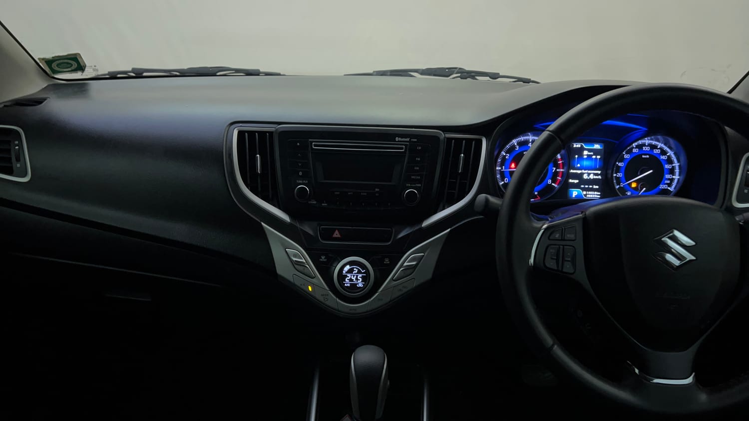 Used 2017 Maruti Suzuki Baleno Zeta 1.2 AT Petrol Automatic interior MUSIC SYSTEM & AC CONTROL VIEW